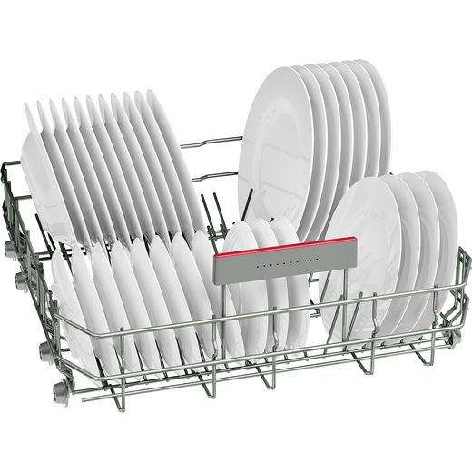 Bosch Series 4 Integrated Standard Dishwasher - Stainless Steel - Basket shot